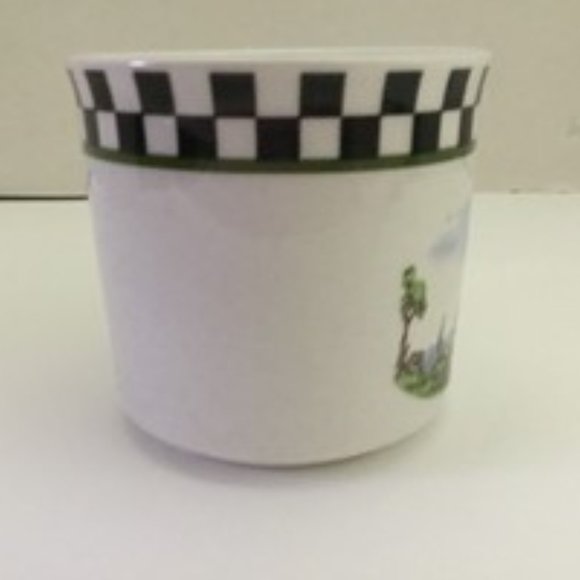 Vintage Alco Industries Lighthouse Coffee Cup Mug Checker Board Top AOILIG UGC - Picture 2 of 5